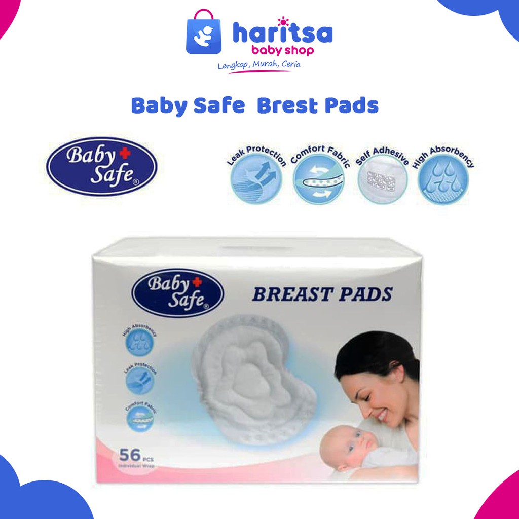 Baby Safe  Breast Pads Isi 12 Pcs / Penyerap ASI / Breast Pad