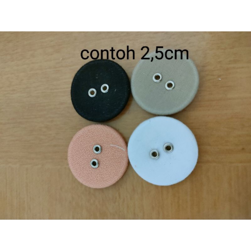 kancing baju kancing bungkus lubang 2 no:40 blazer jas blouse