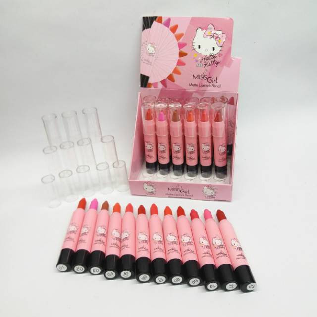 MISS GIRL mate lipsstick pensil / harga per lusin