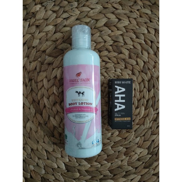 Paket pemutih HB angel tacik dan mimi Aha bodyserum