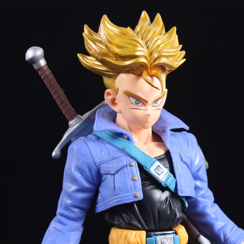 Action Figure Dragon Ball Z 2022 Super Saiyan Future Trunks Bahan PVC