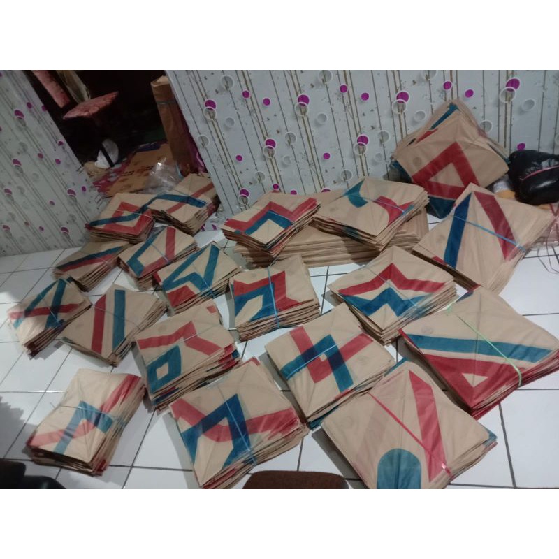 layangan seot stelan asli Sukabumi (harga per50 pcs)