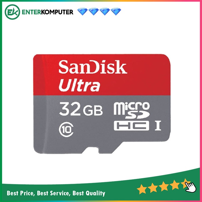 Sandisk MicroSD Ultra 120MB/S 32GB Class 10 UHS-1 - SDSQUA4-032G A1