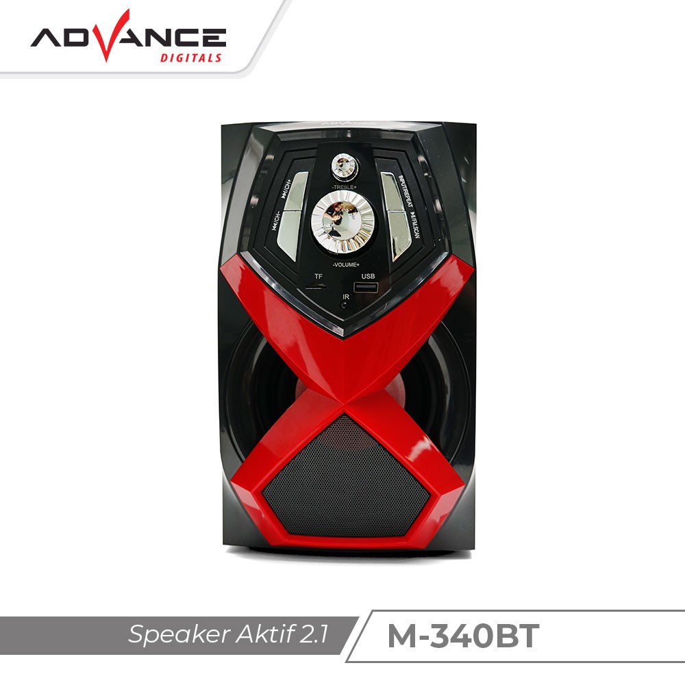 Speaker Advance M340BT Multimedia Speaker Bluetooth with Subwoofer System