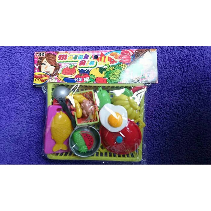 masak masakan mainan  dapur kitchen set mainan  anak  