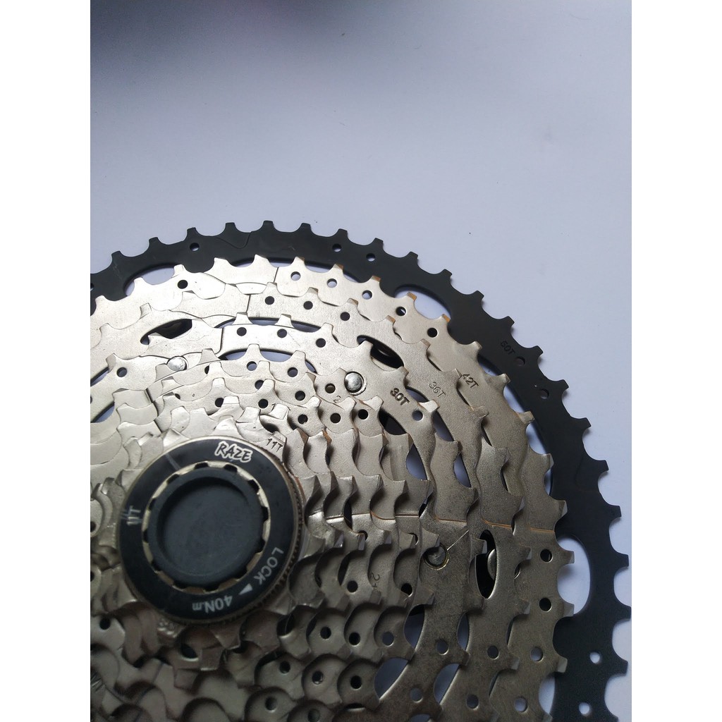 Sprocket Raze 10 Speed 11-50t Cassette Sprocket Raze 10 50t