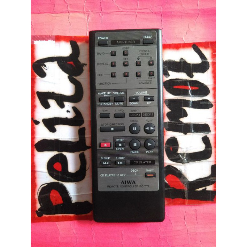 remot AIWA amplifier compo original terlengkap