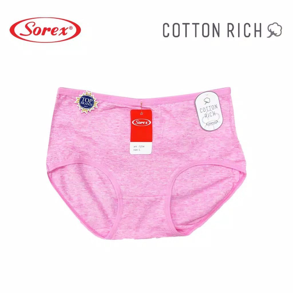 Celana Dalam CD SOREX 1254 Celana Dalam Wanita Brief Diatas Pinggang Super Soft Super Comfort