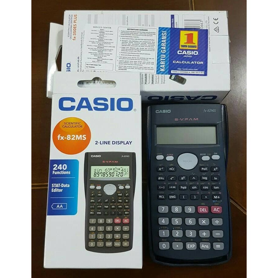 

Kalkulator CASIO SCIENTIFIC FX-82 MS original
