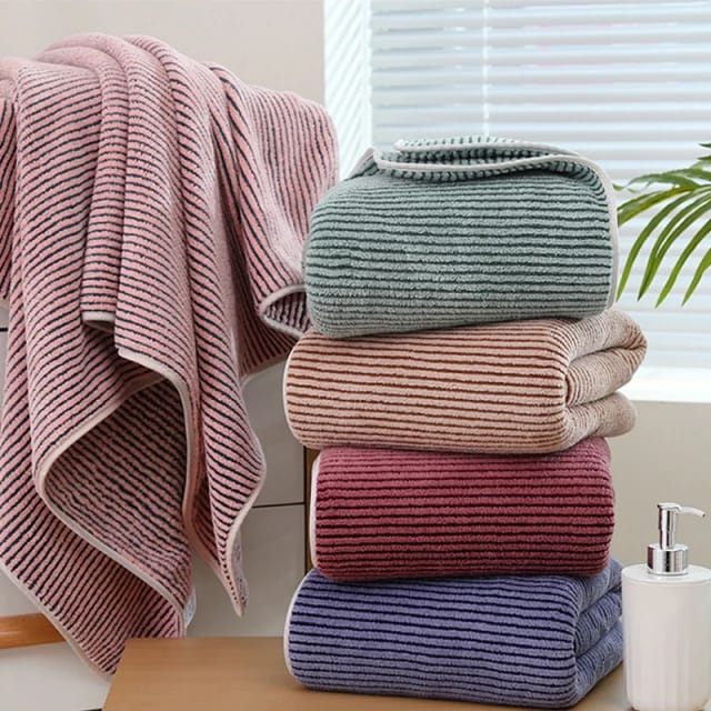 Handuk Mandi Dewasa 70x140 cm Microfiber Lembut Super Serap Air Premium Handuk Mandi Import