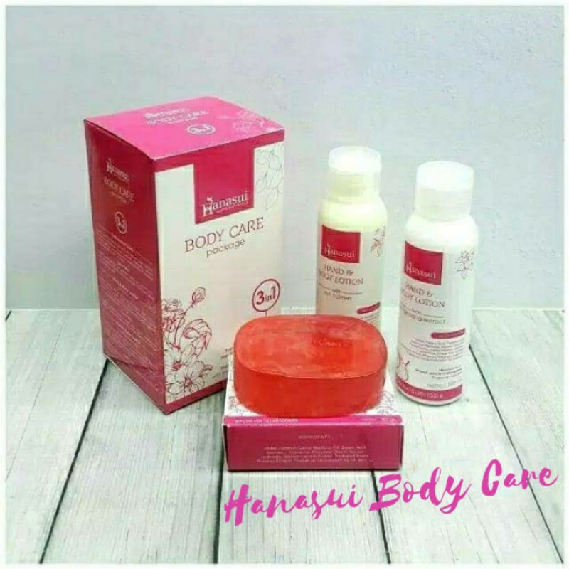 HANASUI Body Care Packaging 3in1