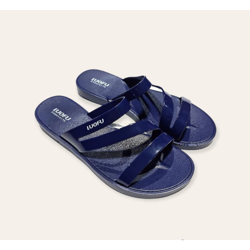 sandal karet jelly wanita loufu sandal wanita karet trendy