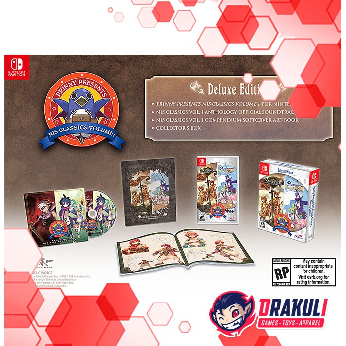 Switch Prinny Present NIS Classics Vol. 1 Deluxe Edition (Soul Nomad + Phantom Brave) (USA/English)