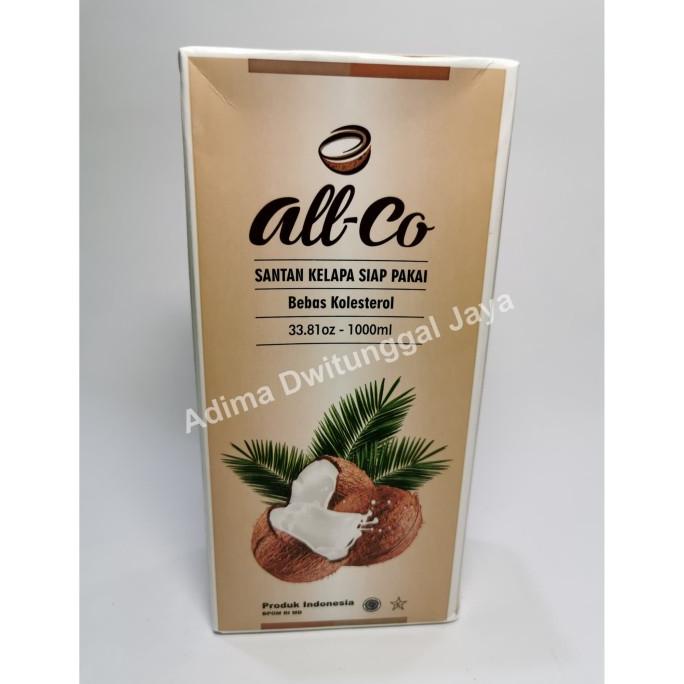 

Cuci Gudang Awal Tahun Santan Murni / Santan Kelapa Kental / Coconut Cream All- Co 1 ltr Cuci Gudang Awal Tahun