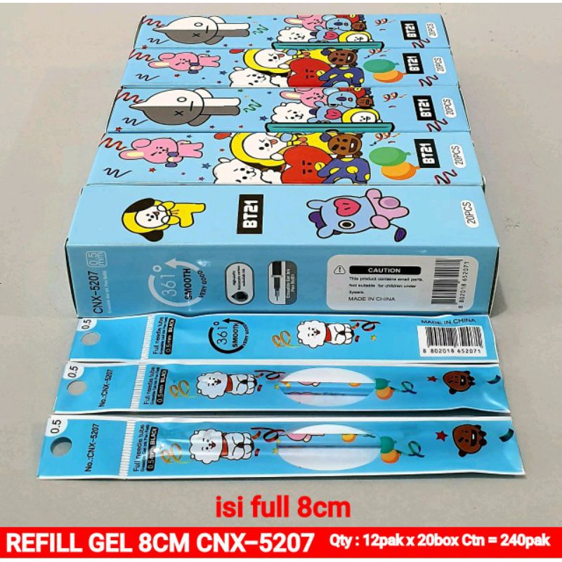 

Isi Bulpen gel 0,5/0,38/0,35/Refill gel character // 1 Pak isi 20 Pcs/ini