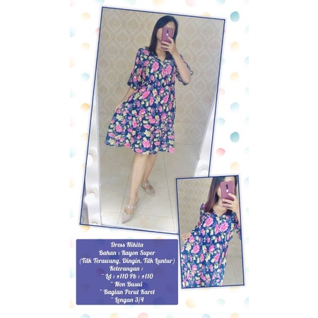 Dress Nikita #grosir #daster #setelan #termurah #open #reseller #dropship