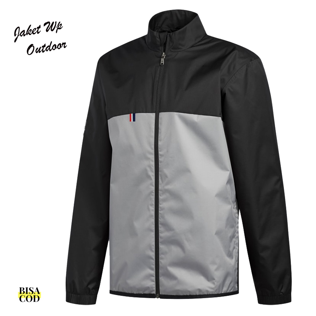 Jaket Pria Motor Polosan keren gaya / Jaket pria distro / Jaket Parasut Pria anti air anti angin