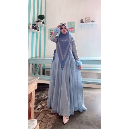 GAMIS ZAKIA SYARI PREMIUM BY ELZISHA LABEL