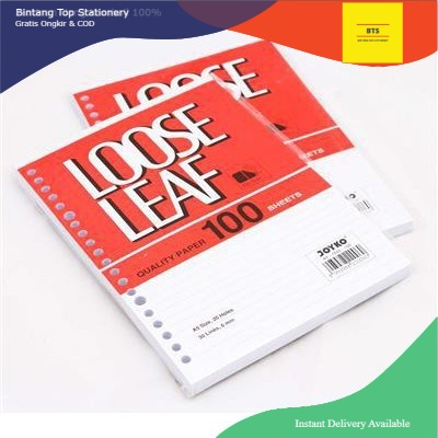 

[BTS] Loose Leaf Joyko A5 100 lembar / Isi Refill Kertas File