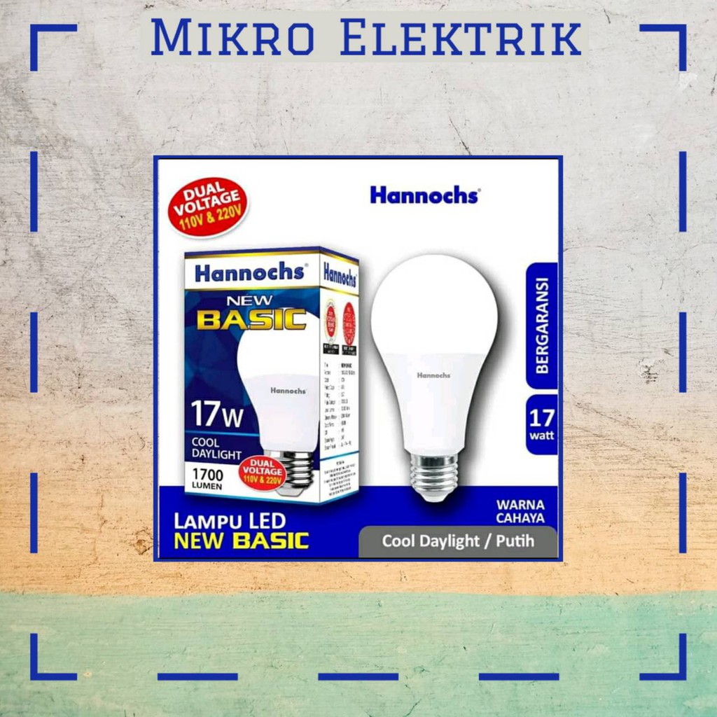 Lampu Led Hannochs Basic 17 Watt