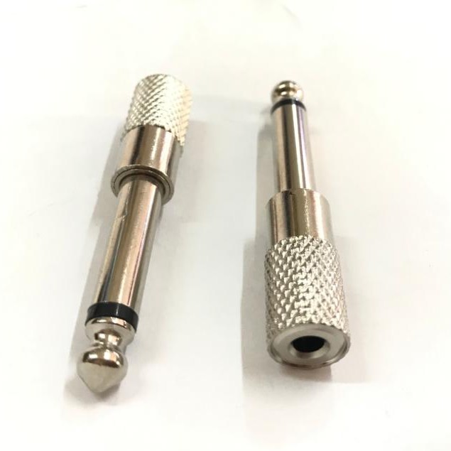 Converter Jack Mic Audio mono/Jack Converter audio kecil 3.5mm to besar 6.5mm