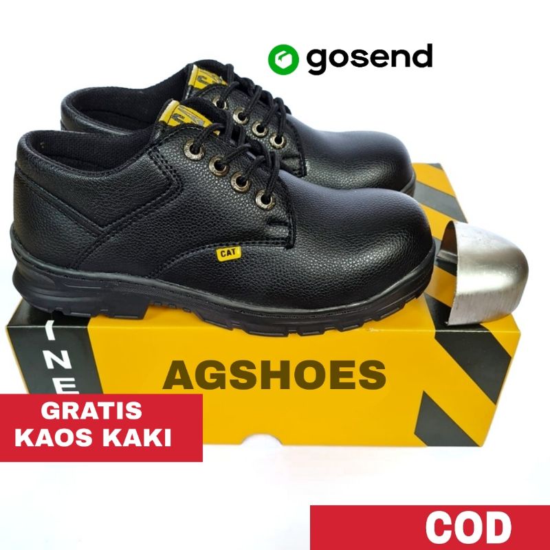 Sepatu Pria Ujung Besi  Sepatu Kerja Lapangan Proyek Cowok Sefety Anti Slip Septi Kerja Safety Shoes  Safety Low Boots