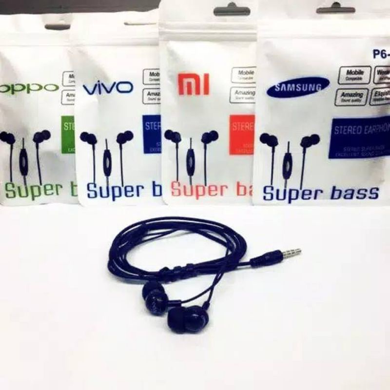 PROMO!!! Hf Handsfree Headset Mega Bass P6