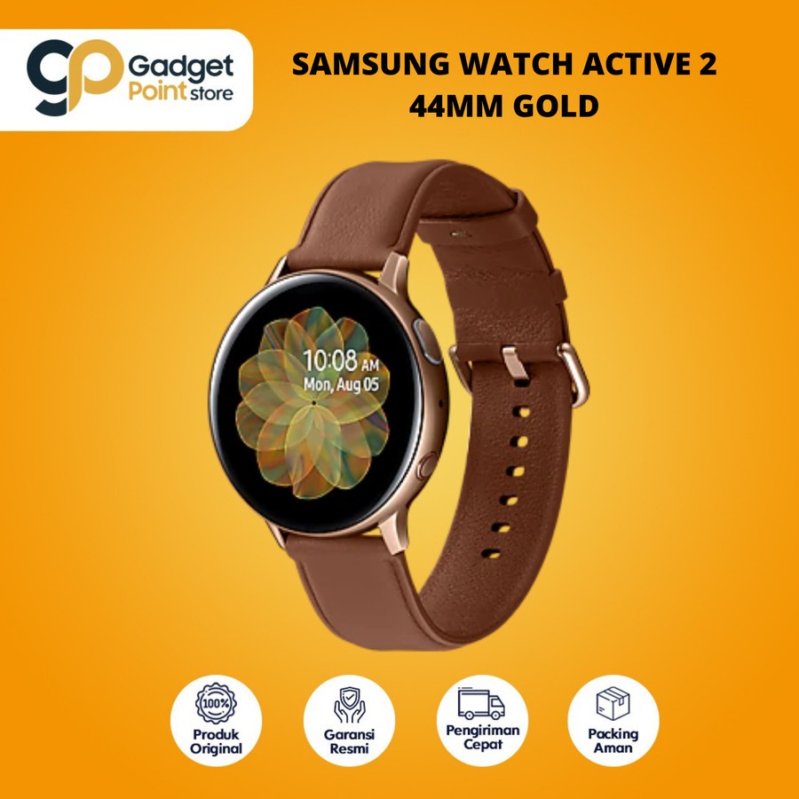 Galaxy Watch | Samsung Galaxy Watch Active 2 - 44mm Steel Gold - Garansi RESMI SEIN