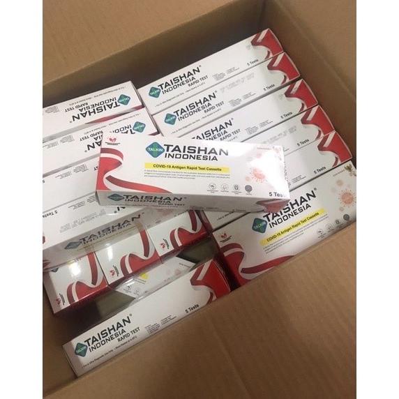 Ready Antigen Swab Taishan Rapid Test 1Box/5Pcs Dwinopraka
