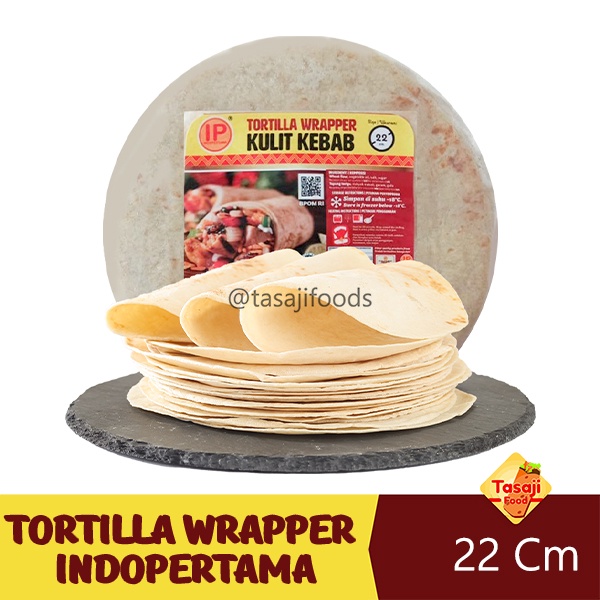 

Tortilla Wrapper Kecil 22 Cm - INDOPERTAMA Isi 11 Pcs Makanan Beku Frozen Food