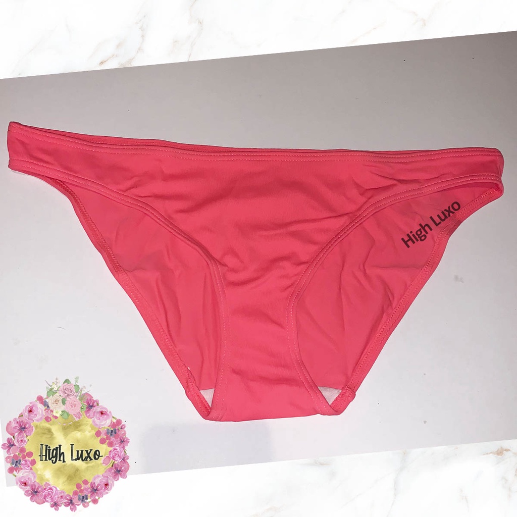 Bikini Bottom Size Medium M Debenhams ORIGINAL Panties Swimwear Hipster Pink Neon Celana Dalam Swim