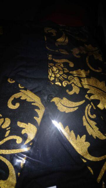 Putra Batik Hrb026 Kenongo Kemeja Tosca Pendek Pekalongan Padi M L Xl Sogan Tulis Keren Murah Mantap