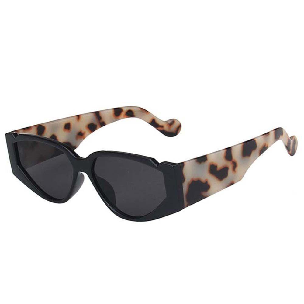 Mxbeauty Kacamata Hitam Mata Kucing Fashion Untuk Wanita Motif Leopard Hitam Desain Gaya Hijau Multicolor Sunglasses