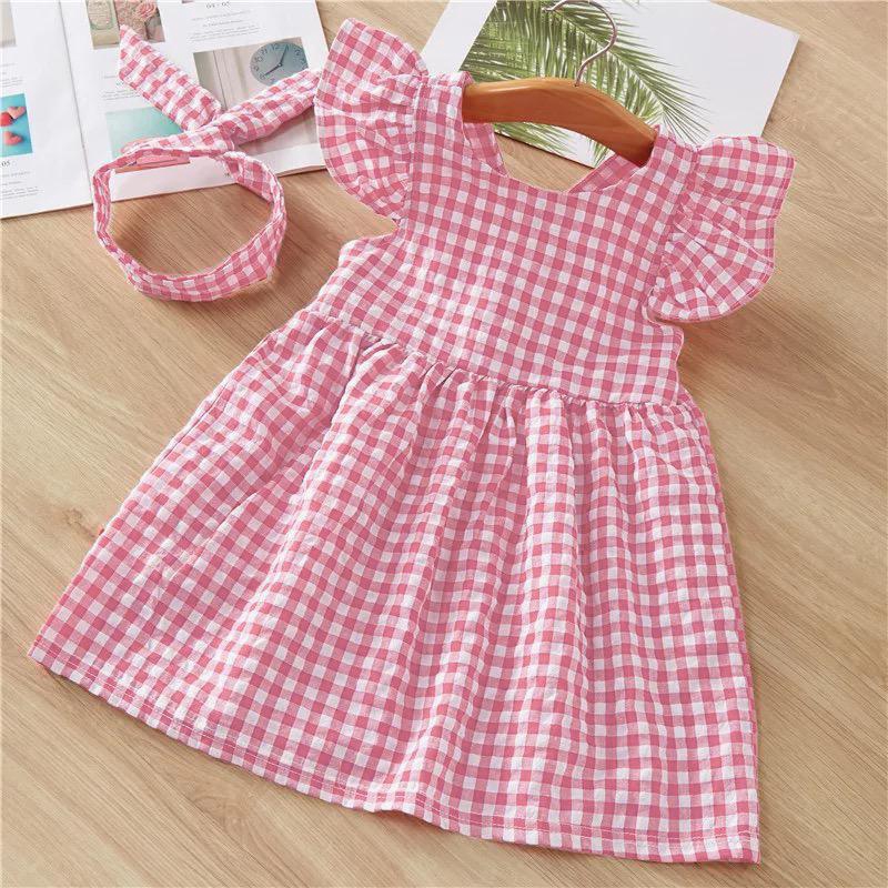 Zahra Dress Anak Perempuan Aliza Bahan Katun | Pakaian Anak Kekinian Umur 1-5 Tahun