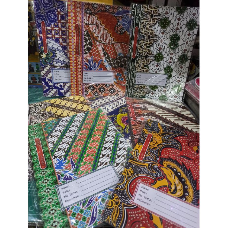 

Sampul BATIK BUKU BOXY / BUKU B5 / Buku campus