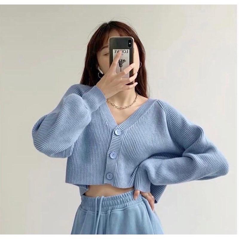 Cardigan Rajut Nayla Crop cardy