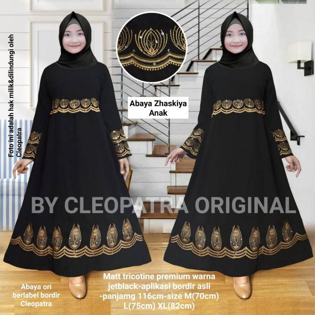 Abaya zhaskiya anak ori cleopatra