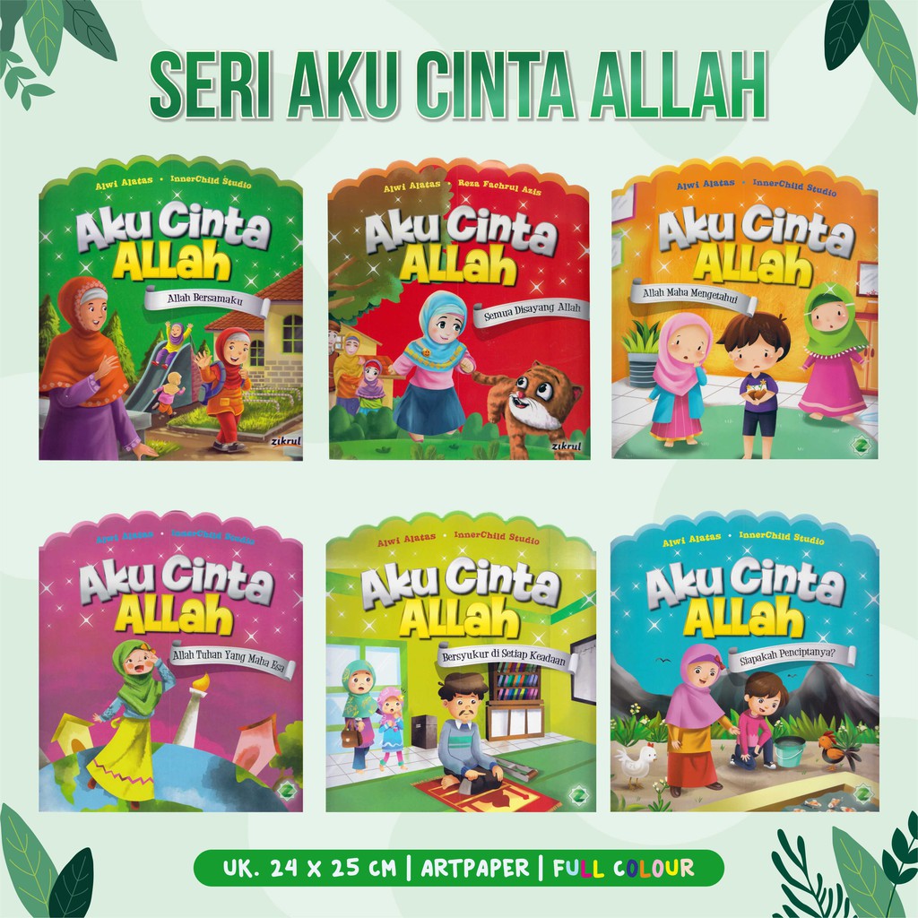 Jual Buku Cerita Anak Islami | Cergam Seri Aku Cinta Allah - Allah