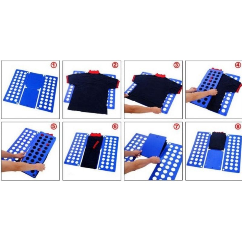 alat pelipat baju ukuran dewasa 59 cm x 24 cm papan lipat baju Magic Clothing Board