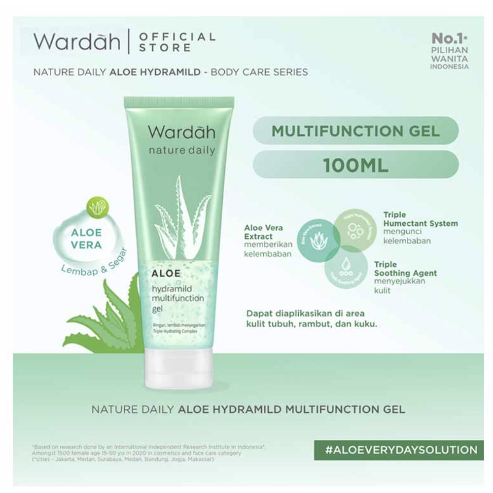Wardah Aloe vera gel 100 ml