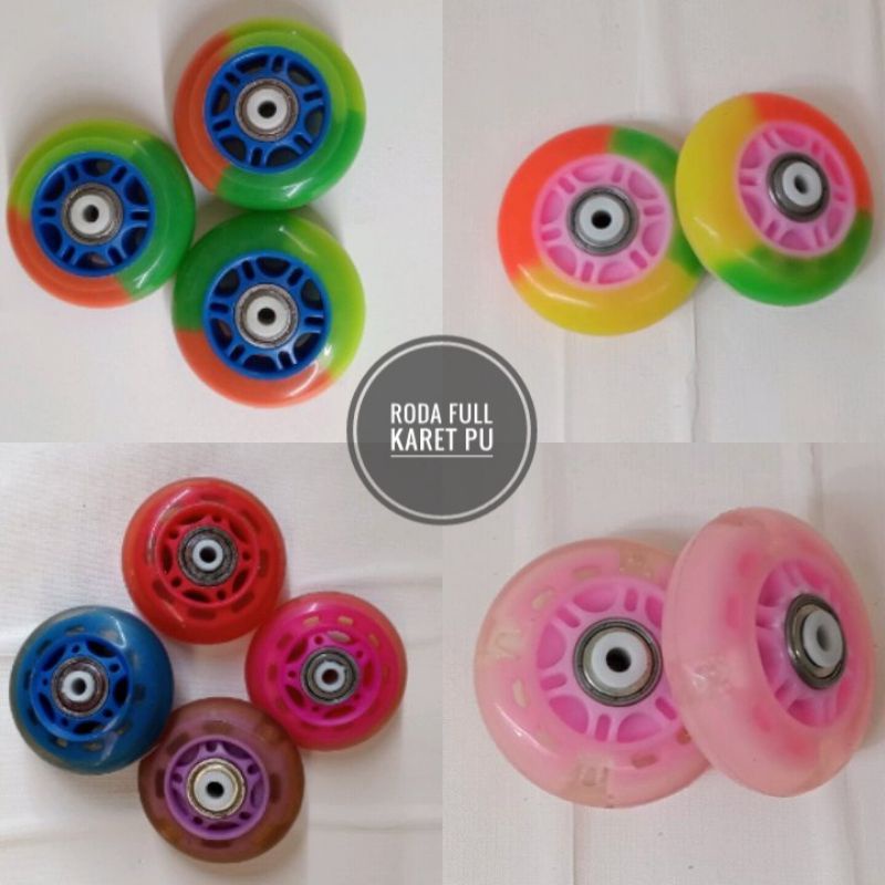 Jual grosir dan eceran Roda karet/ roda full karet/ roda karet pu harga per pcs