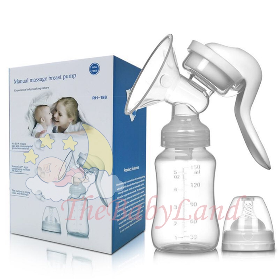 [1KG 6PCS] Babyland Pompa Asi Manual / Breast Pump 150ml