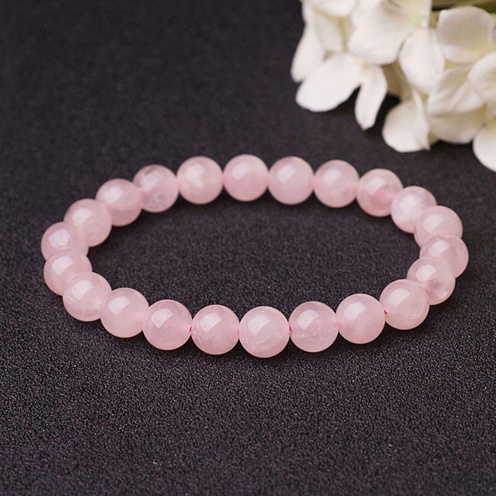 Mxbeauty Wanita Gelang Kristal Adjustable Sederhana Perhiasan Aksesoris Hadiah Kekasih Warna Solid Temperamen Beruntung Manik-Manik Bulat