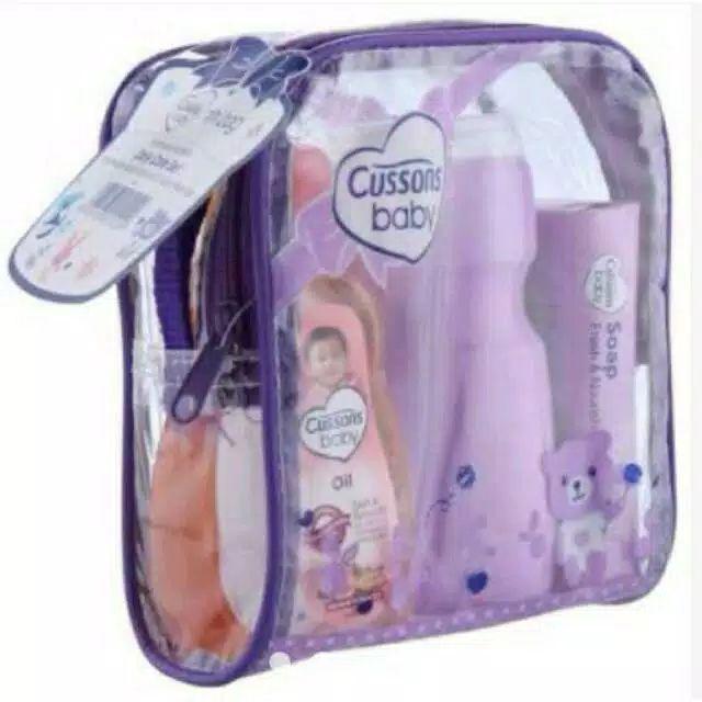 Cussons Baby Mini Bag/Baby gift/Kado lahiran/Kado Bayi-Ungu