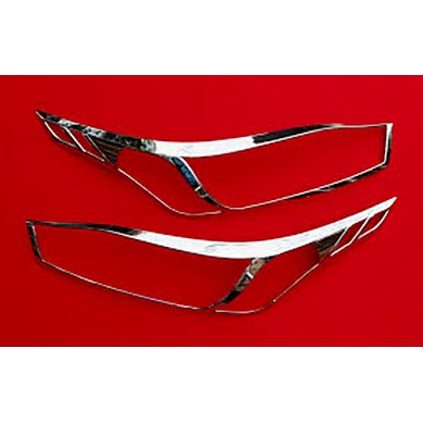 Garnish lampu depan All New Yaris chrome