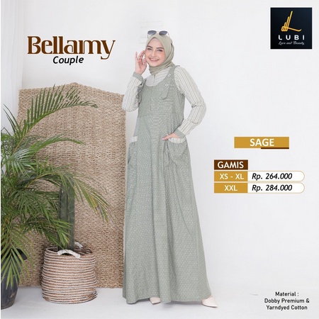 Gamis Couple kekinian By Lubi terbaru Bellamy