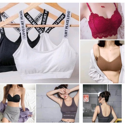 GW88- bra tanpa kawat bh renda terbaru bh sport