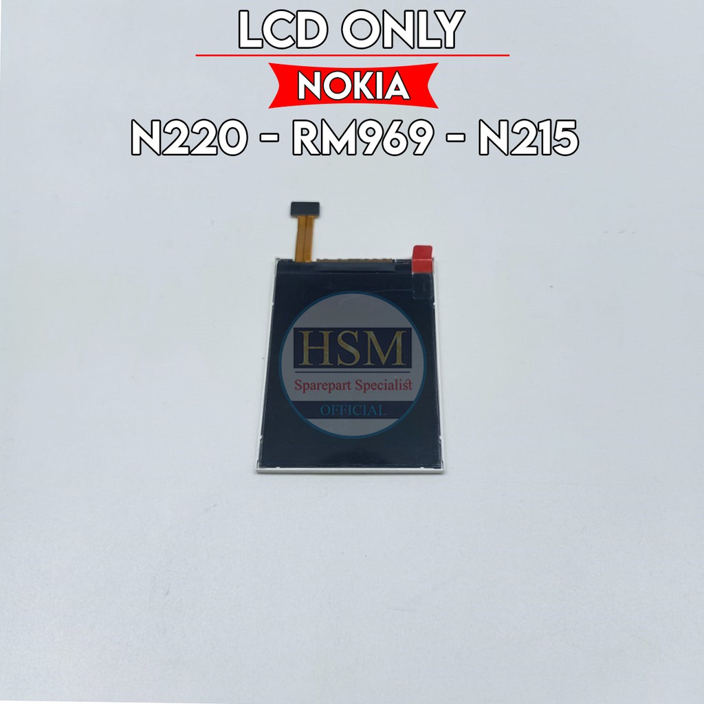 LCD ONLY NOKIA N220/RM969/N215 ORI OEM