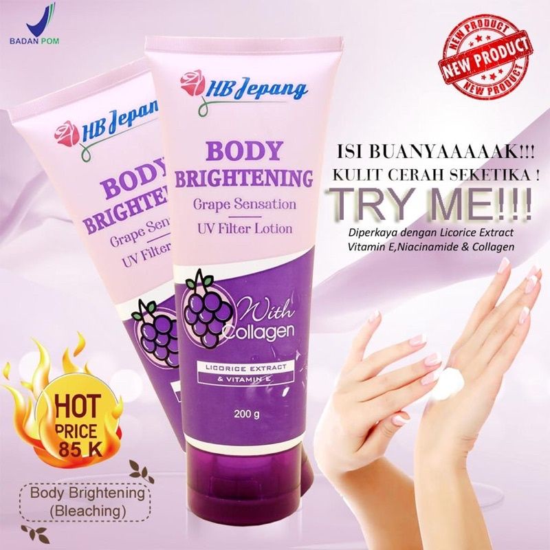 HB jepang Body Brightening / bleaching