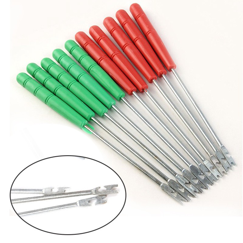 10pcs / Set Alat Pelepas Kail Pancing Dengan Gagang Acak